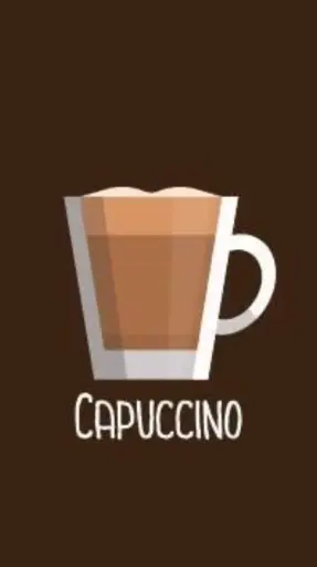 [Café expreso (aproximadamente 25 ml) - Leche fresca (aproximadamente 125 ml) - Espuma de leche (creada al vaporizar la leche) Opcionalmente, se puede agregar canela o chocolate en polvo para darle un toque extra de sabor.] CAPUCHINO