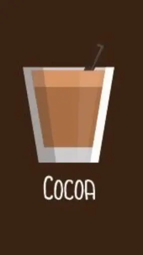 [El café cocoa es una deliciosa combinación de café y cacao, creando un equilibrio perfecto entre la intensidad del espresso y la dulzura del chocolate. Se prepara mezclando café caliente con cacao en polvo o chocolate derretido, logrando una bebida reconfortante y con un toque aterciopelado. A menudo se complementa con leche vaporizada y un poco de crema batida para potenciar su textura y sabor. Ideal para quienes disfrutan de una experiencia de café con un perfil más indulgente y aromático.] COCOA