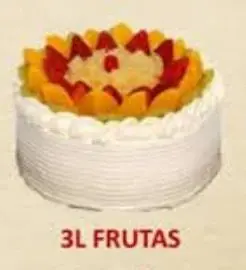 [El pastel tres leches con frutas es un postre esponjoso y jugoso, bañado en una mezcla de leche condensada, evaporada y crema, que le da su textura característica. Se decora con frutas frescas como fresas, kiwi o duraznos, aportando un contraste refrescante y colorido. Ideal para celebraciones o para consentirse con algo dulce y ligero. 🍓🍰🥝] PASTEL 3LECHES C/FRUTAS